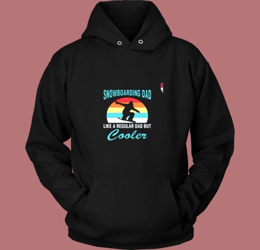 Snowboarding Dad Vintage Hoodie