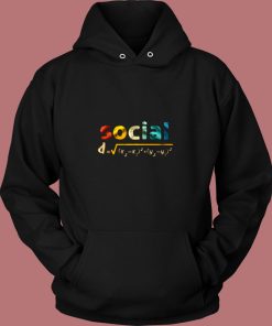 Social Distance Formula Math Vintage Hoodie