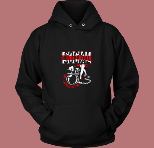 Social Distortion Graphic Vintage Hoodie