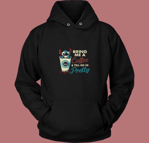 Stitch Bring Me Coffee And Tell Me Pretty Vintage Hoodie