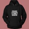 Straight Outta Quarantine Funny Vintage Hoodie