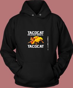 Tacocat Spelled Backwards Is Tacocat Vintage Hoodie