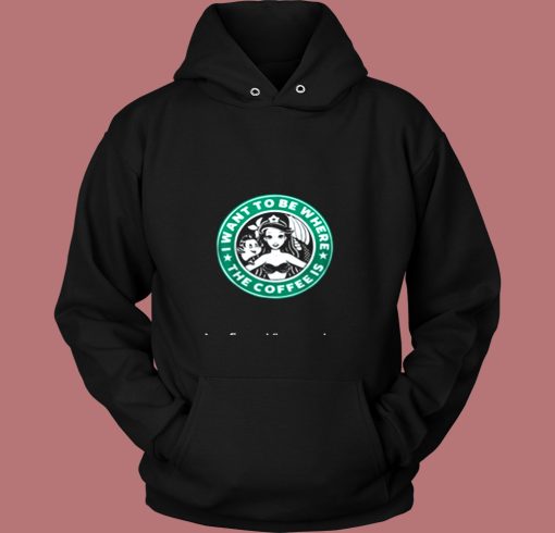 The Coffee Is The Little Mermaid Starbucks Vintage Hoodie