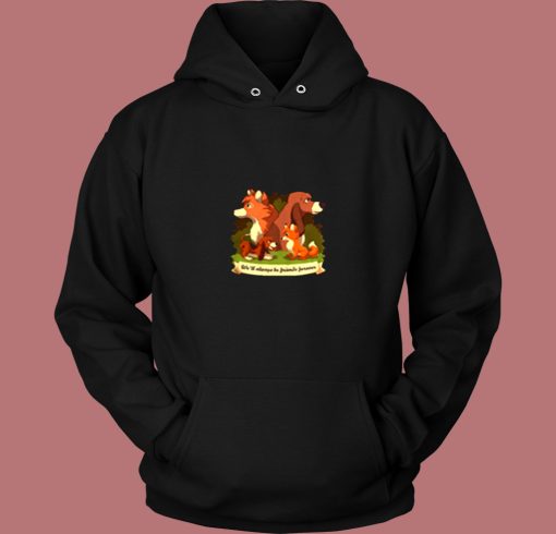 The Fox And The Hound – Well Always Be Friends Forever Vintage Hoodie