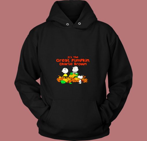 The Great Pumpkin Charlie Brown Funny Vintage Hoodie