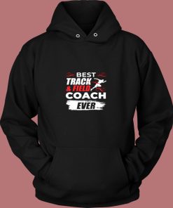 Track And Field Sport Coach Vintage Hoodie