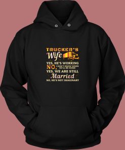 Truckers Wife Vintage Hoodie