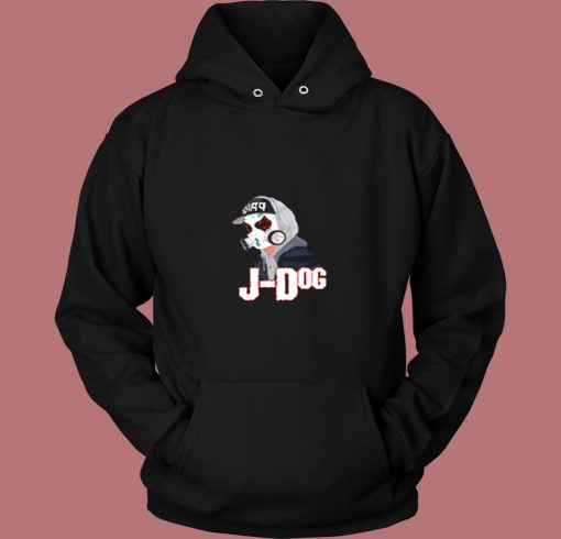 Undead J Dog Vintage Hoodie