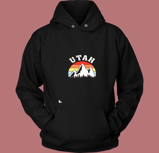 Utah Mountain Vintage Retro Vintage Hoodie