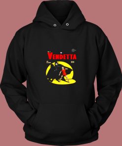 V For Vendetta Warrior Gotham Parody Vintage Hoodie