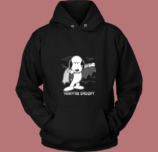 Vampire Snoopy Scary Halloween Night Vintage Hoodie