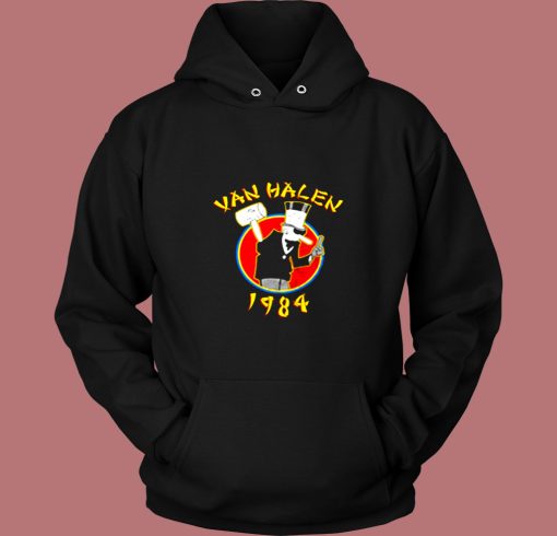 Van Halen 1984 Vintage Album Logo Vintage Hoodie