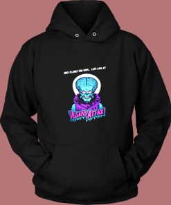 Vegan Attack Movie Artwork Animal Vintage Hoodie