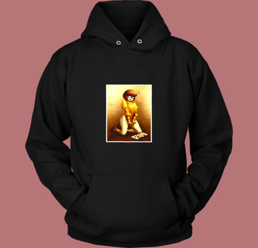 Velma Dinkley Scooby Doo Looking Magazine Vintage Hoodie