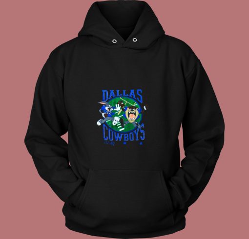 Vintage 1993 Looney Tunes Dallas Cowboys Vintage Hoodie