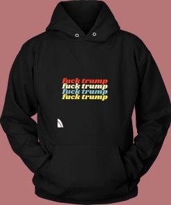 Vintage Fuck Trump Vintage Hoodie