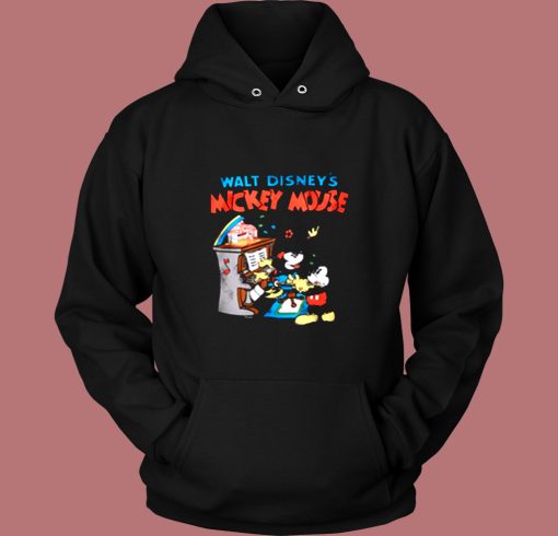 Vintage Minnie And Mickey Graphic Vintage Hoodie