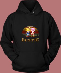 Vintage Retro Bestie Strawberry Shortcake Vintage Hoodie