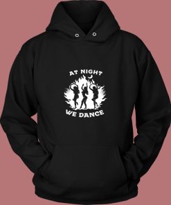 Vintage Witch Night Dancer Halloween Vintage Hoodie