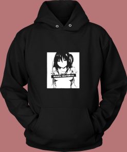 Waifu Material Funny Hentai Anime Vintage Hoodie