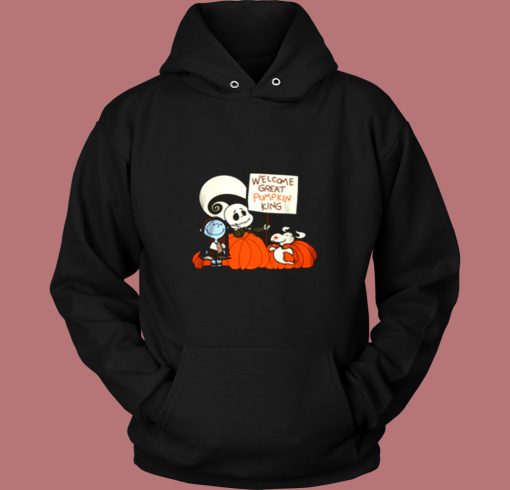 Welcome Great Pumpkin King Snoopy Vintage Hoodie