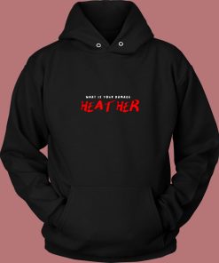 Whats Your Damage Heather Vintage Hoodie