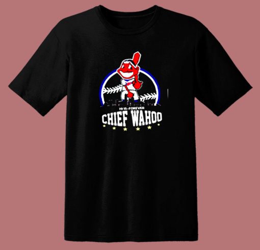 1995 Forever Chief Wahoo 80s T Shirt