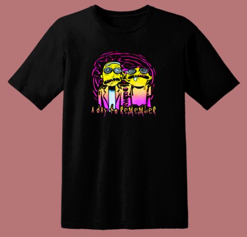 A Day To Remember Rick And Morty 80s T Shirt