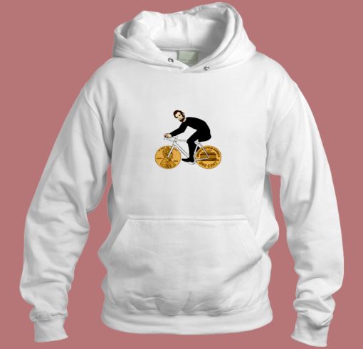 Abraham Lincoln Riding Bike Aesthetic Hoodie Style