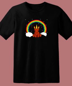 African Unicorn 80s T Shirt