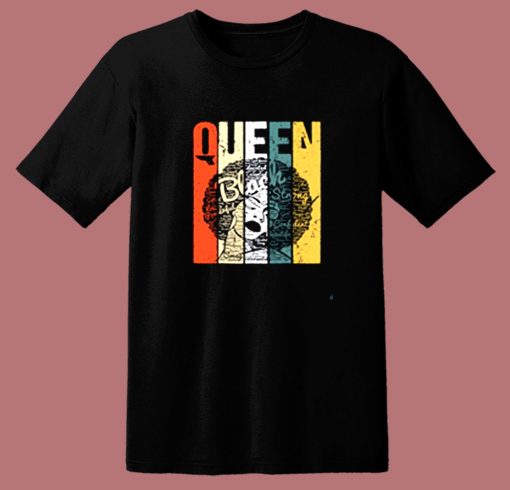 Afro Black Queen 80s T Shirt