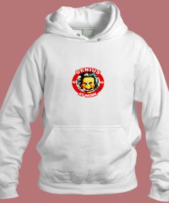 Albert Einstein Genius At Work Physicists Aesthetic Hoodie Style