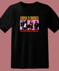 Album Guns N Roses Sweet Child O Mine 80s T Shirt