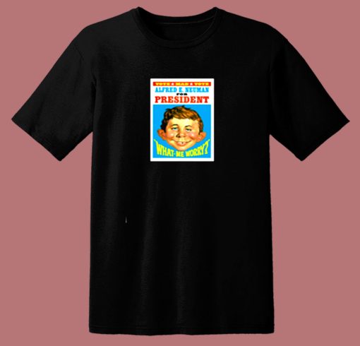 Alfred E Neuman For President 80s T Shirt