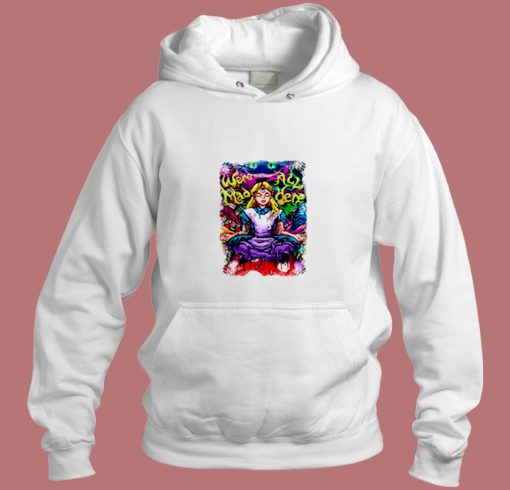 Alice In Wonderland Psychedelic Trippy Female Lucid Dream Lsd Mdma Xtc Ecstasy Albert Hofmann Aesthetic Hoodie Style