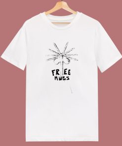 Alien Free Hugs Ringer 80s T Shirt