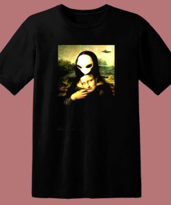 Alien Monalisa 80s T Shirt