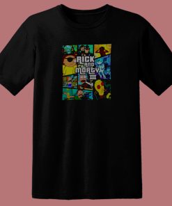 All Seasons Rick Andmorty Mash Up 80s T Shirt