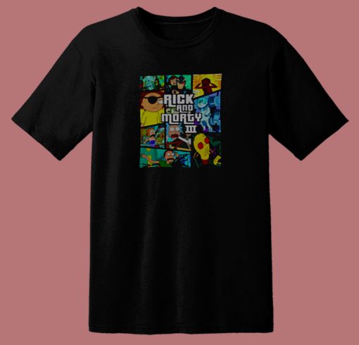 All Seasons Rick Andmorty Mash Up 80s T Shirt