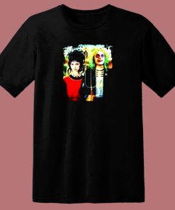 American Beetlejuice Gothic And Lydia 80s T Shirt