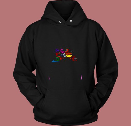 Among Us Character Teambuilding 80s Hoodie