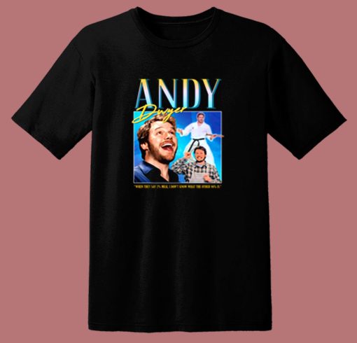 Andy Dwyer Homage 80s T Shirt