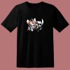 Angel Kissing Stitch Nightmare Before Christmas 80s T Shirt