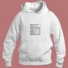 Anxiety Shirt Nutrition Facts Aesthetic Hoodie Style