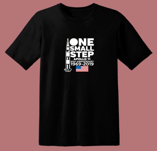 Apollo 11 One Small Step Moon Landing 80s T Shirt