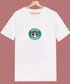 Ariana Grande Starbucks Logo 80s T Shirt