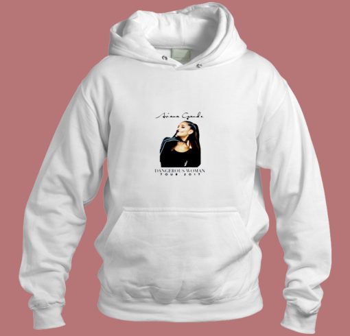 Ariana Grande Tour Dangerous Smilley Aesthetic Hoodie Style