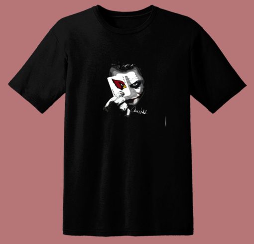 Arizona Cardinals Joker Poker 80s T Shirt