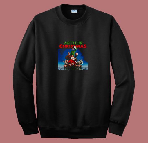 Arthur Christmas Movie Xmas Vintage 80s Sweatshirt