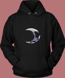 Astronaut Moon 80s Hoodie